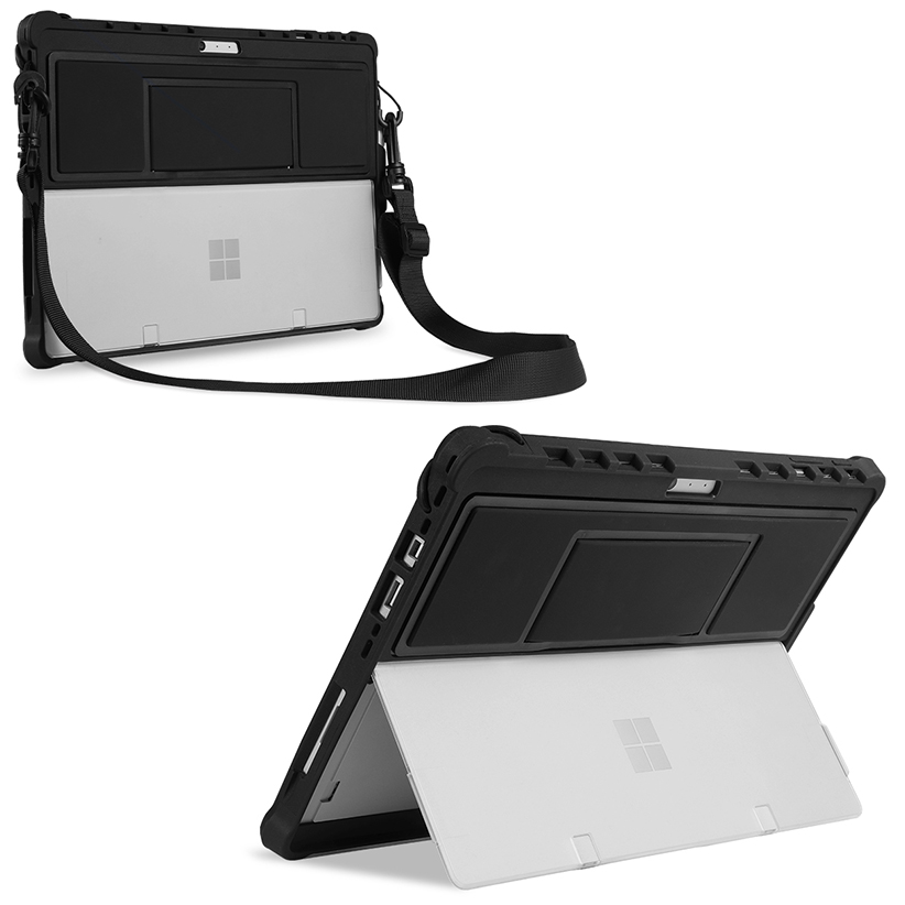 Case for 12.3" Microsoft Surface Pro 7+/Pro 7/Pro 6/Pro 5/Pro 4 with Shoulder Strap, Hand Strap, Stylus Pen Holder, Rugged, Shock-absorbing and Drop-resistant(12.3inch)